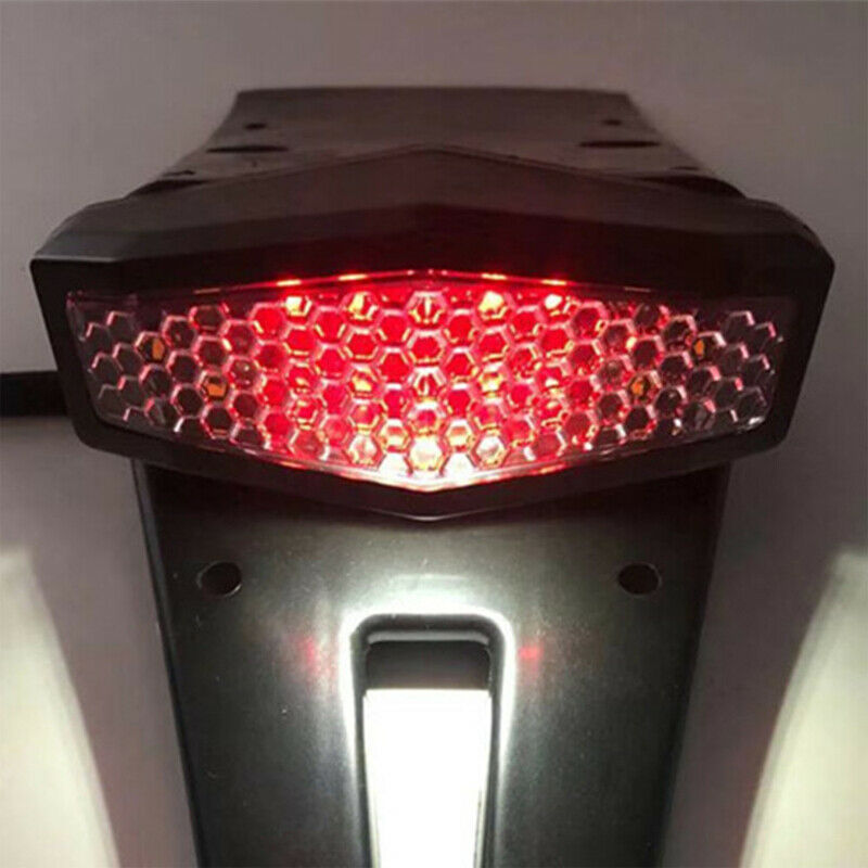 1PCS LED Motorcycle Turn Signal Tail Light Cafe Racer Fender Edge Brake Lamp Kit