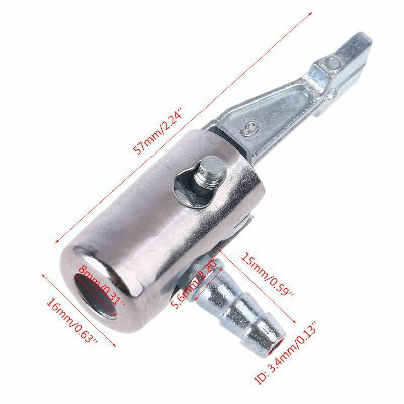 Air Pump Hose Adapter Connector for Clip-On Car/bicycle Tire Valve Chuck