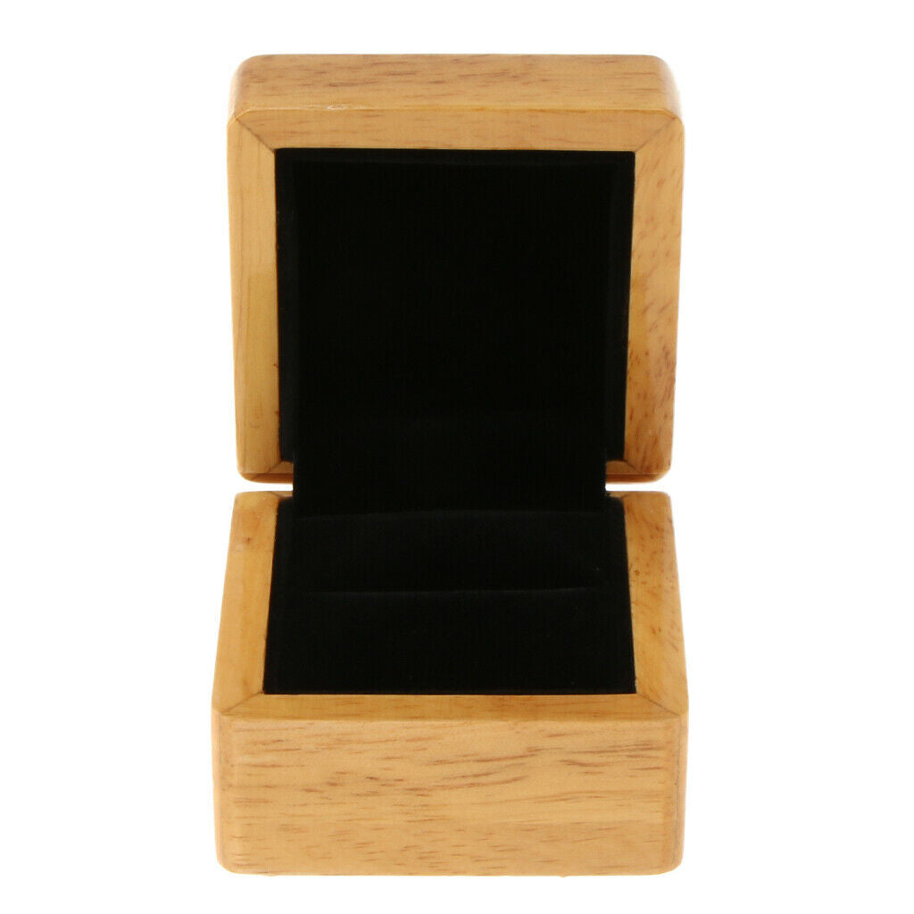 Solid Wood Ring Gift Box Handmade Decorative Jewelry Storage Box Collection