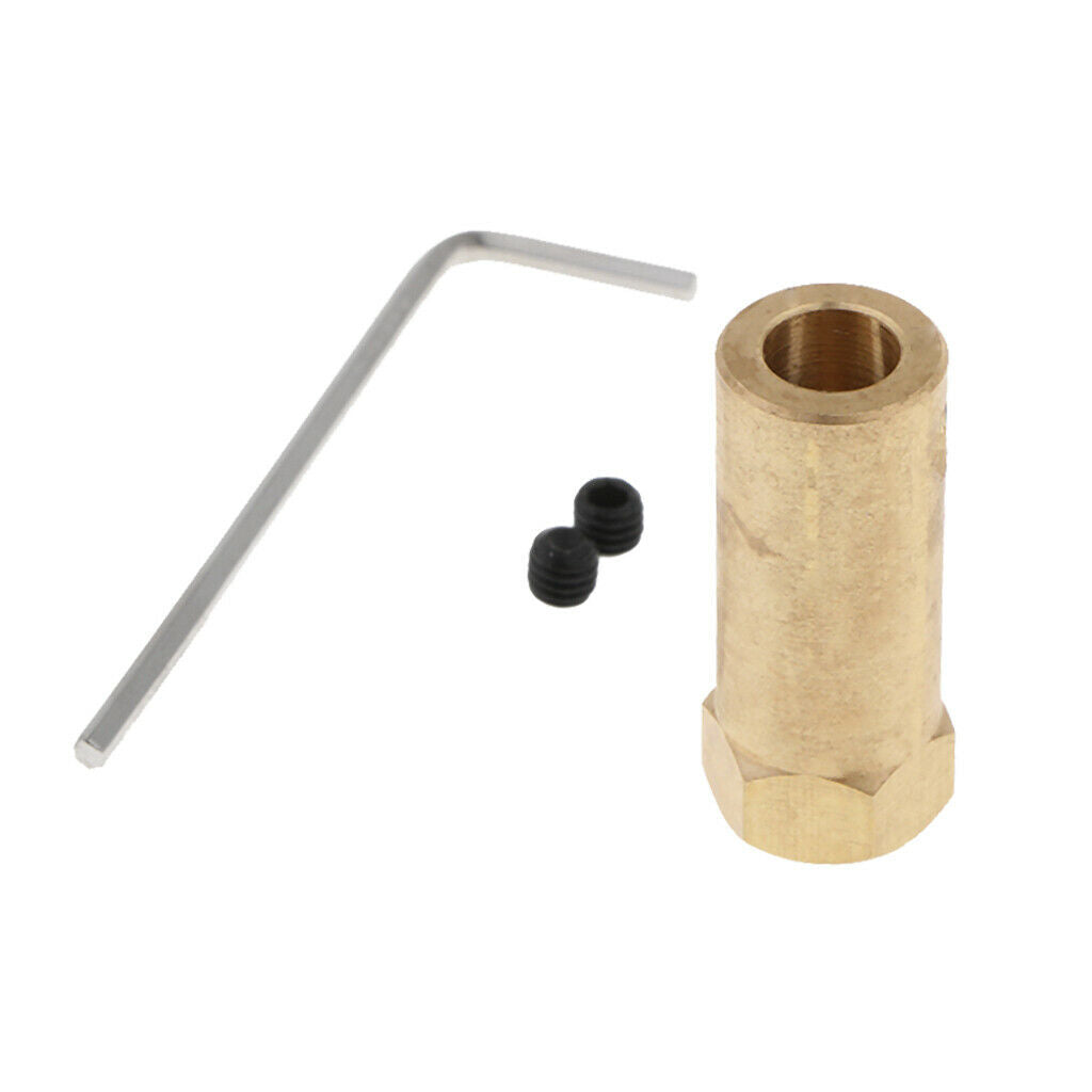 30mm Brass Hex Shaft Motor Flexible Clutch And Wrench Kit
