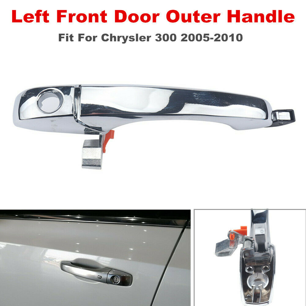 Exterior Door Handle Fit For 2005-2010 Chrysler 300 Left Front Door Outer Handle