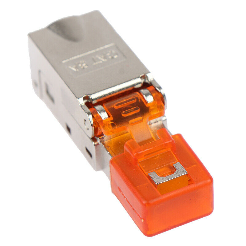 Cat6A Rj45 Connector Ethernet Adapter Tool-Free Crimping Shielded Crystal H Tt