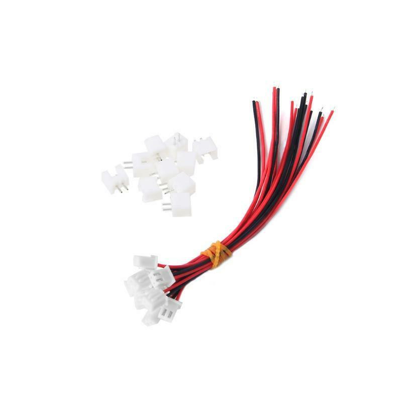 10 Sets JST XH 2.5-2 Pin Battery Connector Plug Female & Male with 120MM Wire