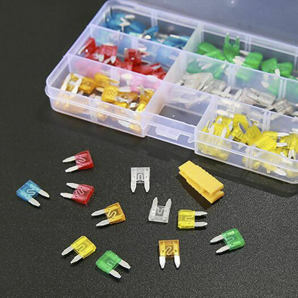 120 pcs Low Profile Mini Size Blade Fuse Assortment Set Auto Car Truck Fuses