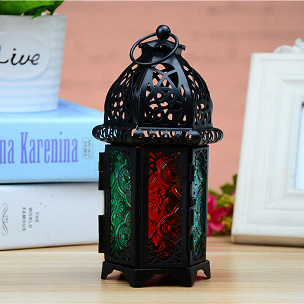 2Pcs Moroccan Lantern Metal Chandelier ~ Tea Light Or Votive Candle Holder