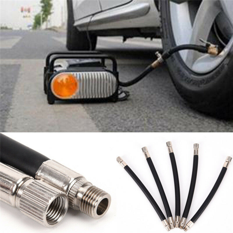 Flexible Rubber Tyre Valve Extension 160mm Twin Wheel Lorry Van Bus .l8