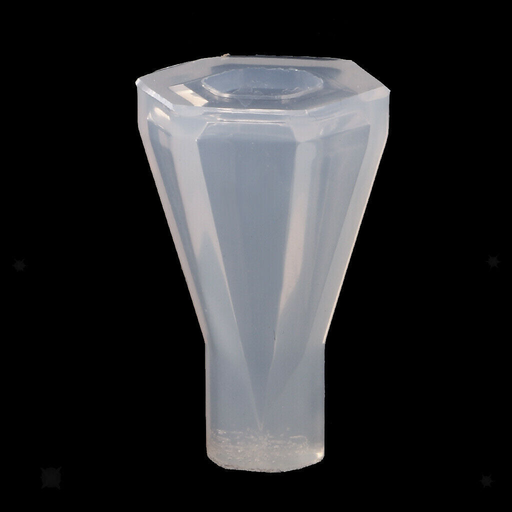 Diamond Cone Crystal Jewelry Making Mold Silicone Ornament DIY Crafting Tool