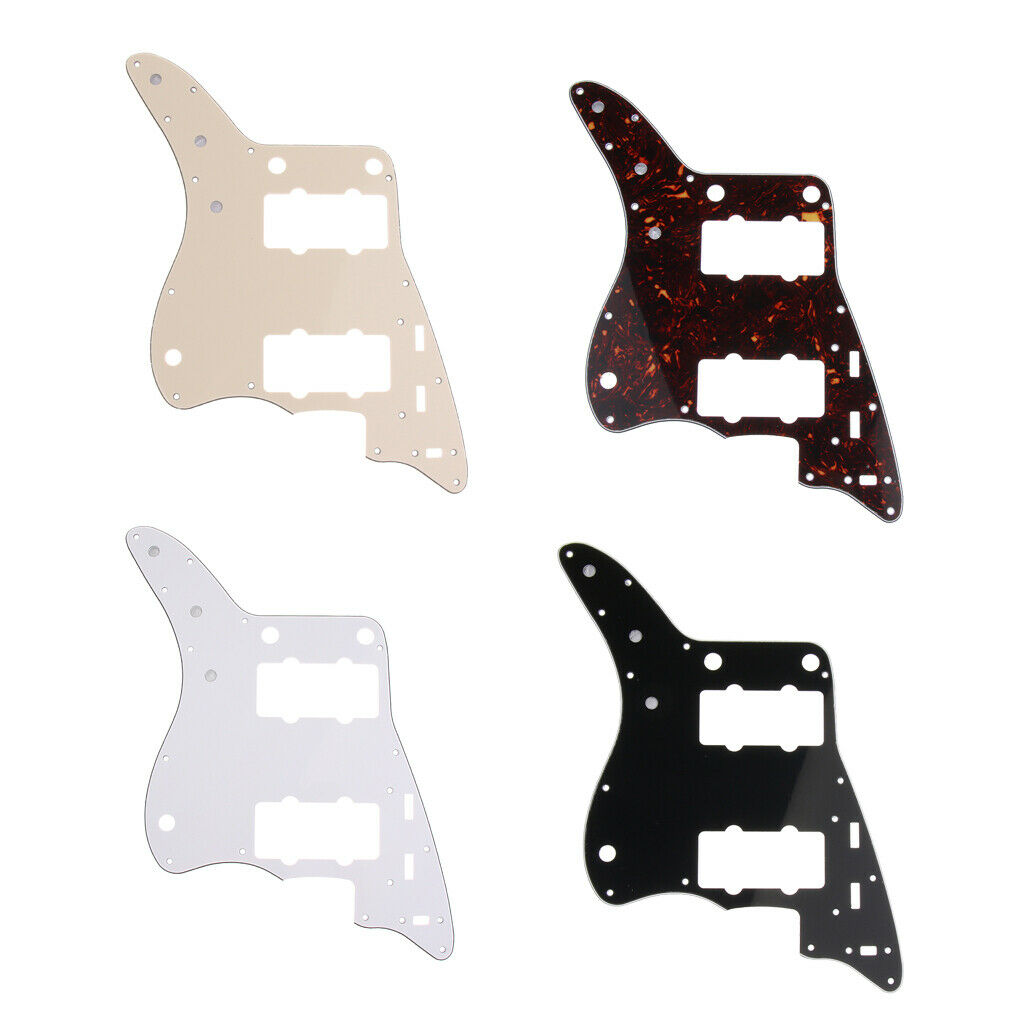 Electric Guitar Pickguard Scratch Plate for Guitar Replacement Parts White