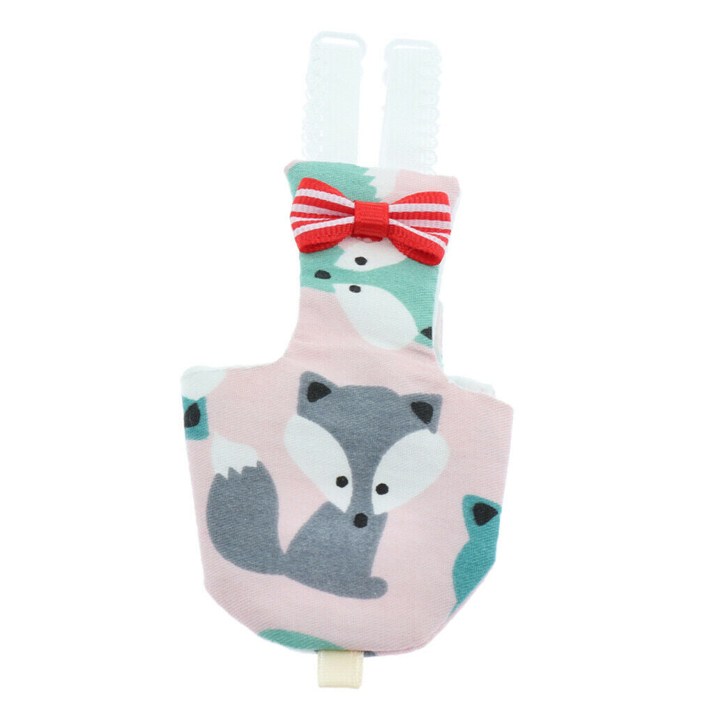 Parrot Reusable Nappies Pocket Cloth Diaper Bird Pee Pad Pink for Birds S