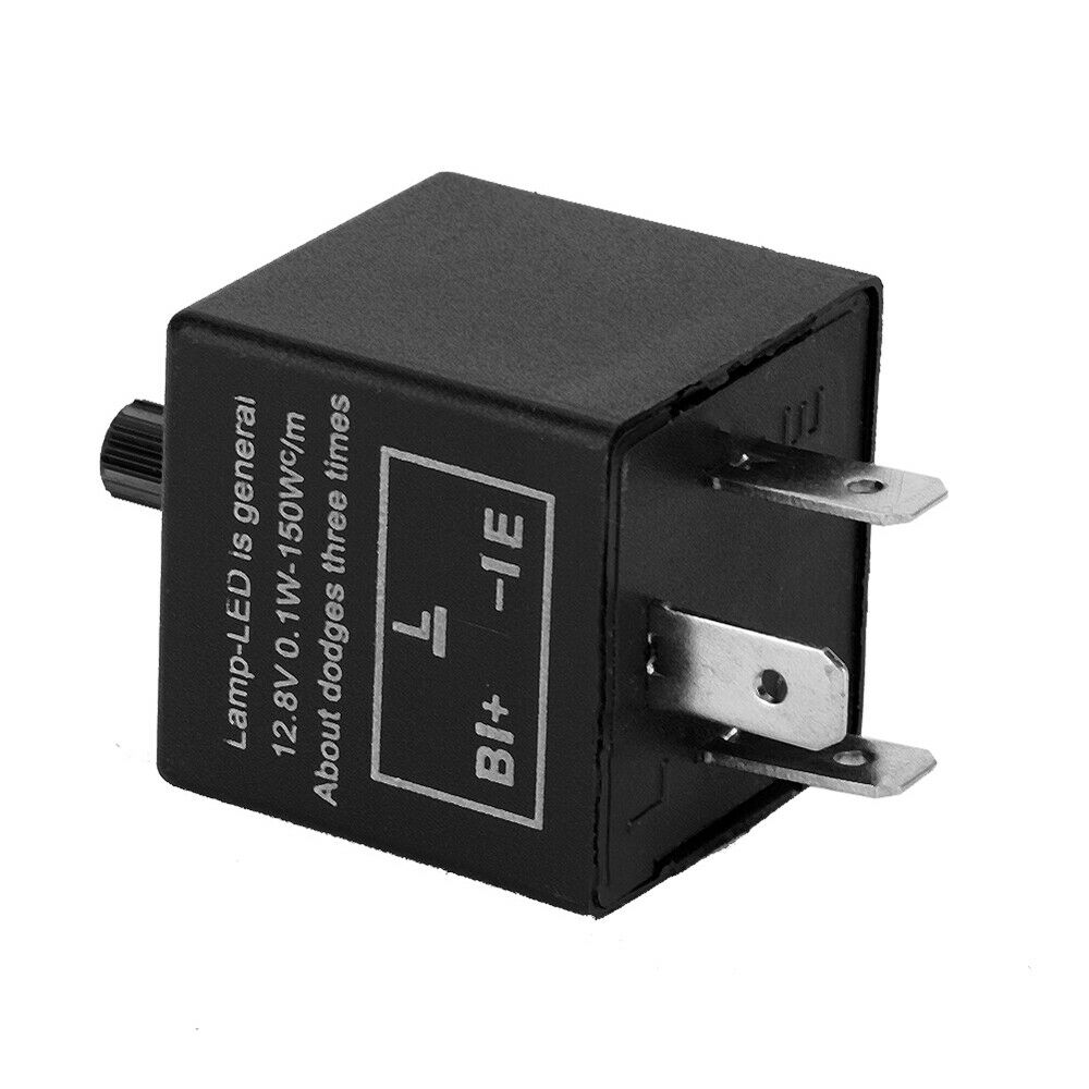 3 Pin 12V Flasher Relay Car Turn Signal Blinker Electronic LED Light Motorcycle