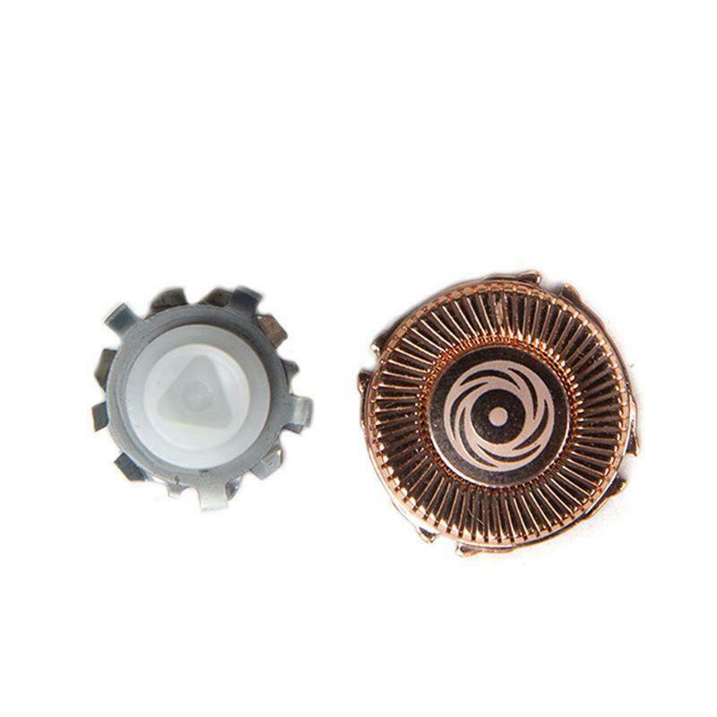 Head for women's painless facial hair remover6 replacement heads 2 brushes blade