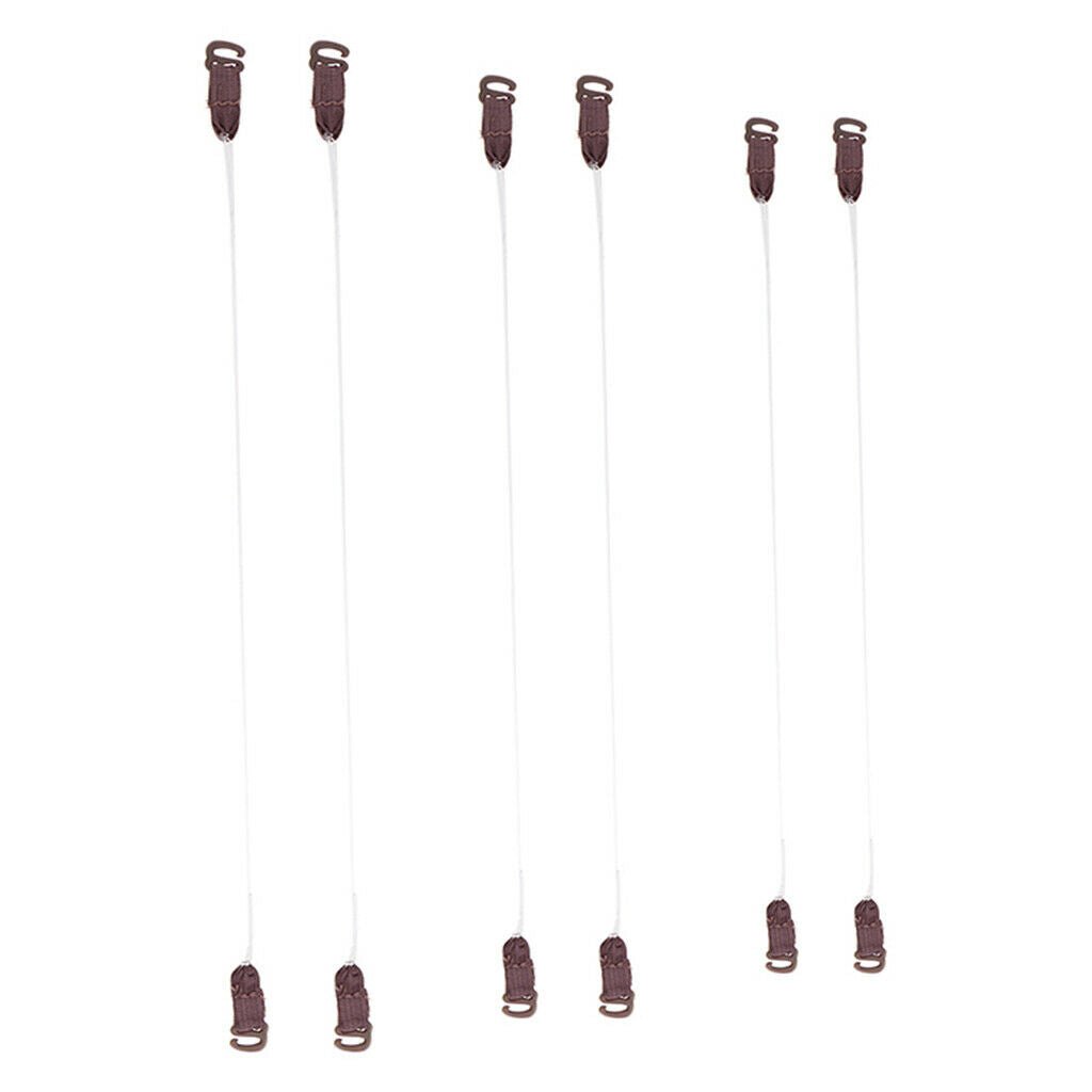 Pack of 12 Durable Invisible Secret Nylon Fish Line Hook for Hair Extensions