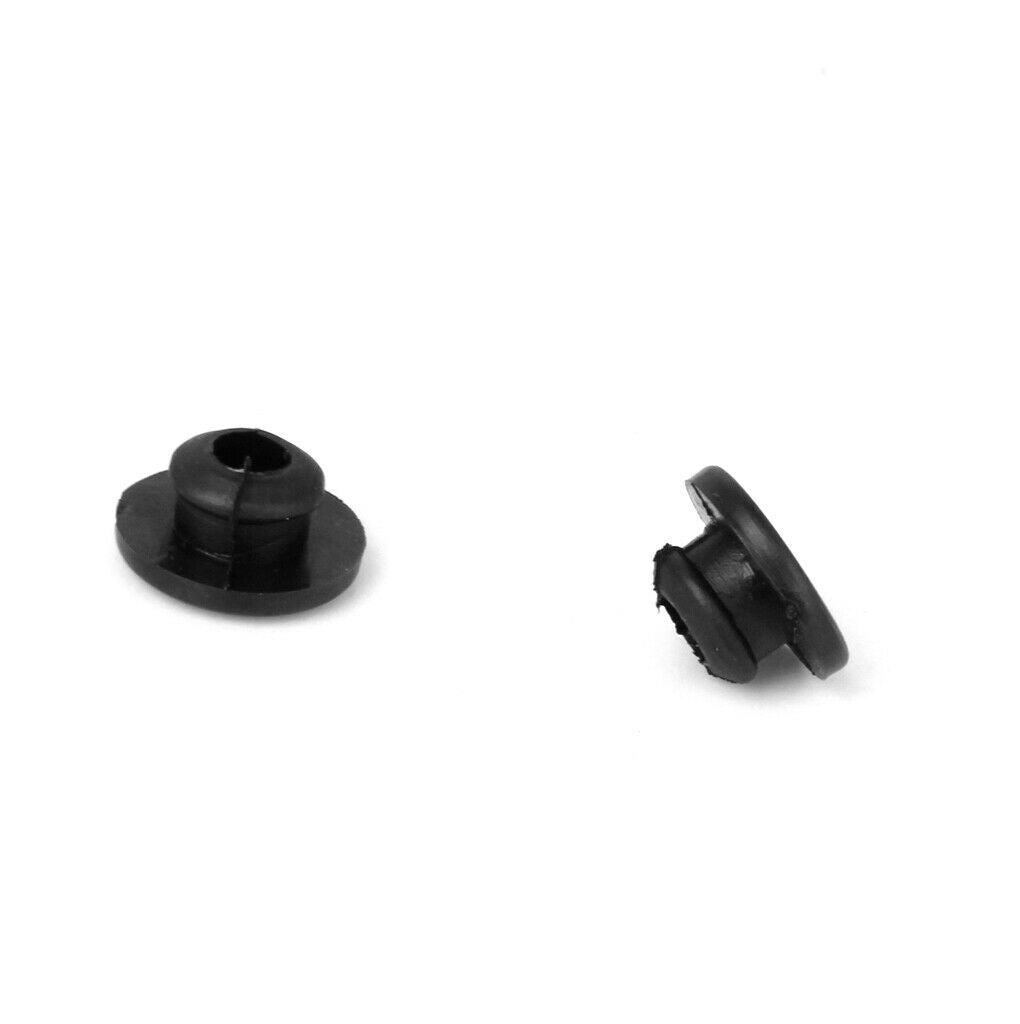 Set of 200 Black 3mm Soft Motor Tattoo Grommets Nipples Rubber Bands Set