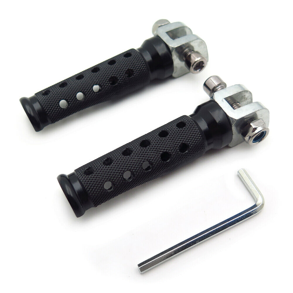 Black Foot Pegs For Yamaha FZR 600 XJ 600S YZF 600R 750R 1000 FZS1 FZ-1 R1 R6