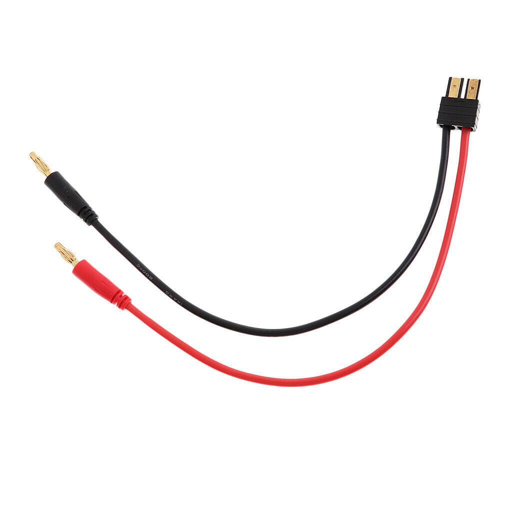 Male to 4.0mm Bullet Banana Male Battery Charging Cable Wire 14AWG 250mm