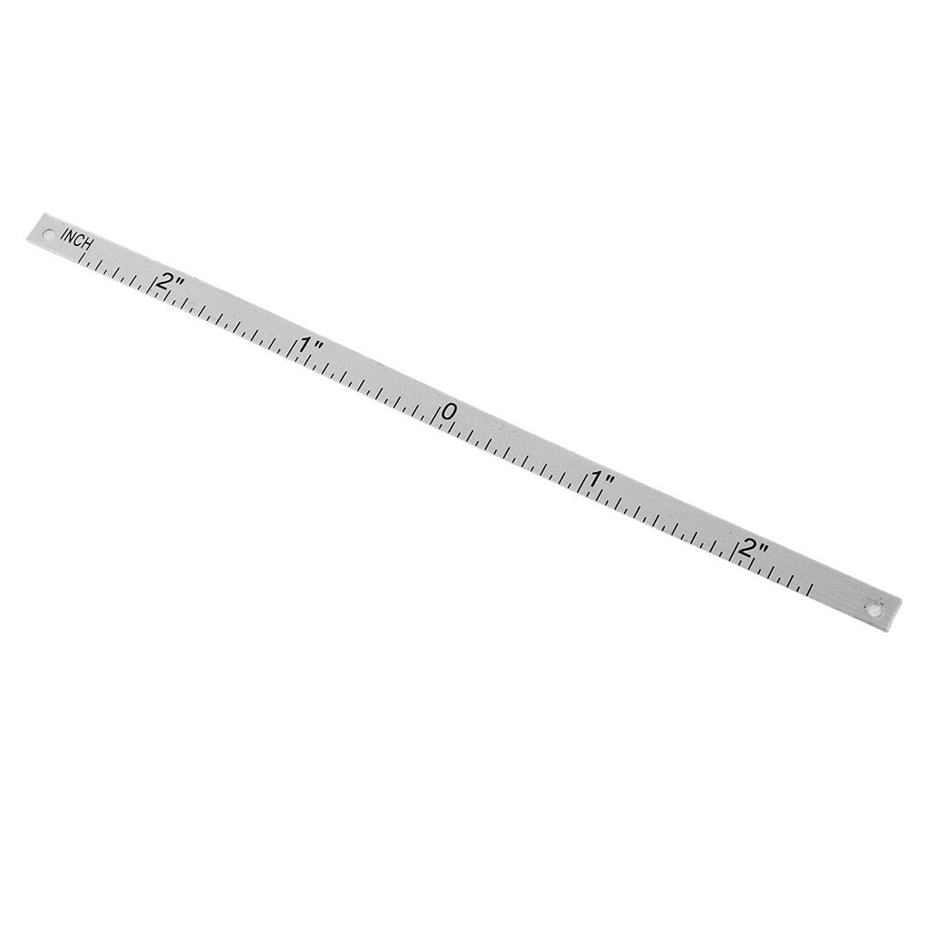 Stainless Steel Machinist Engineer Ruler 2-0-2in Aluminum