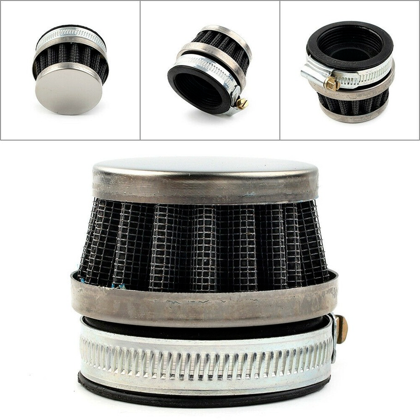 Motorcycle42mm Air Filter Cleaner For ATV Go Kart Pit Dirt Bike GY6 150cc-250cc