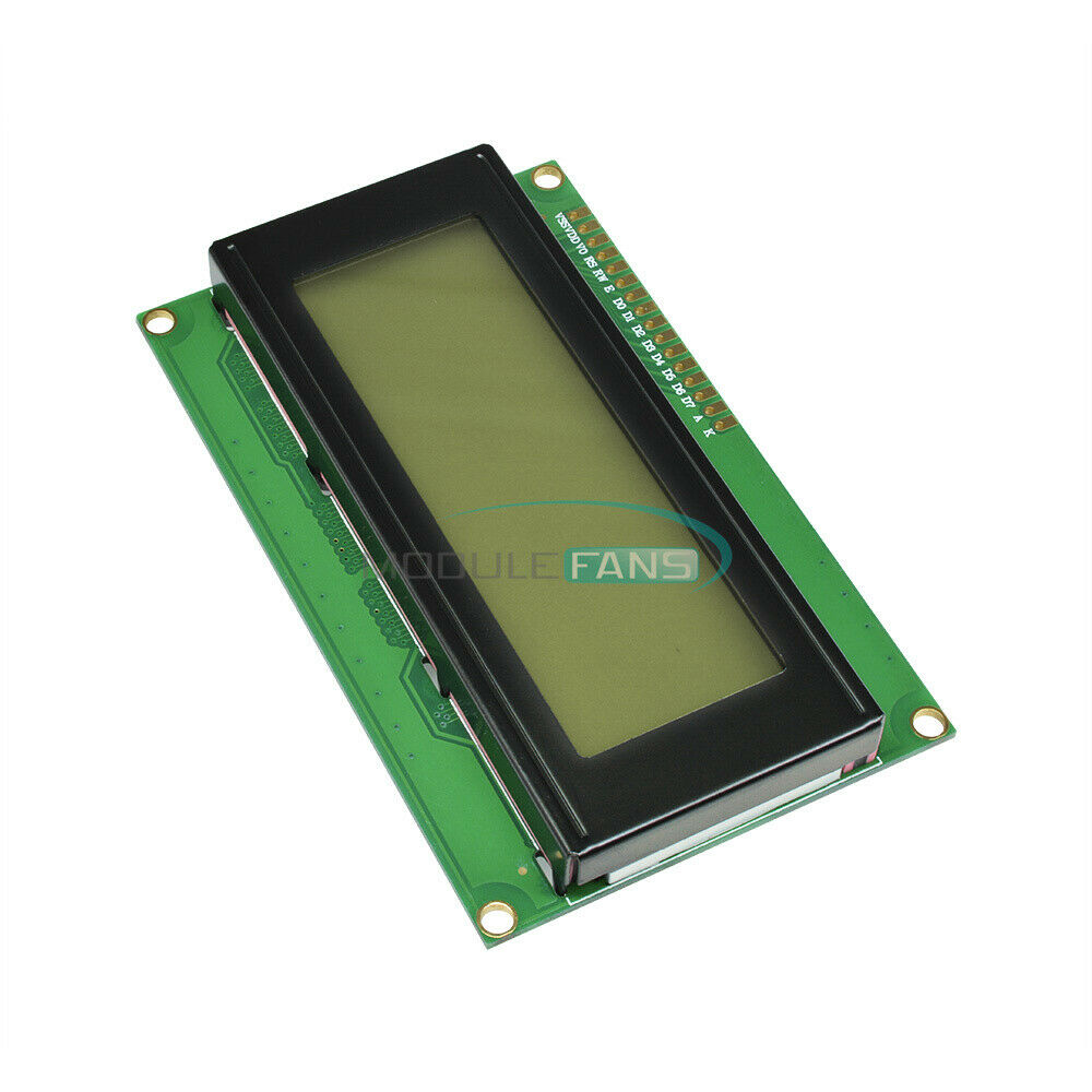 2PCS 204 20x4 2004 Character LCD Display Module 2004 LCD Yellow Green Blacklight