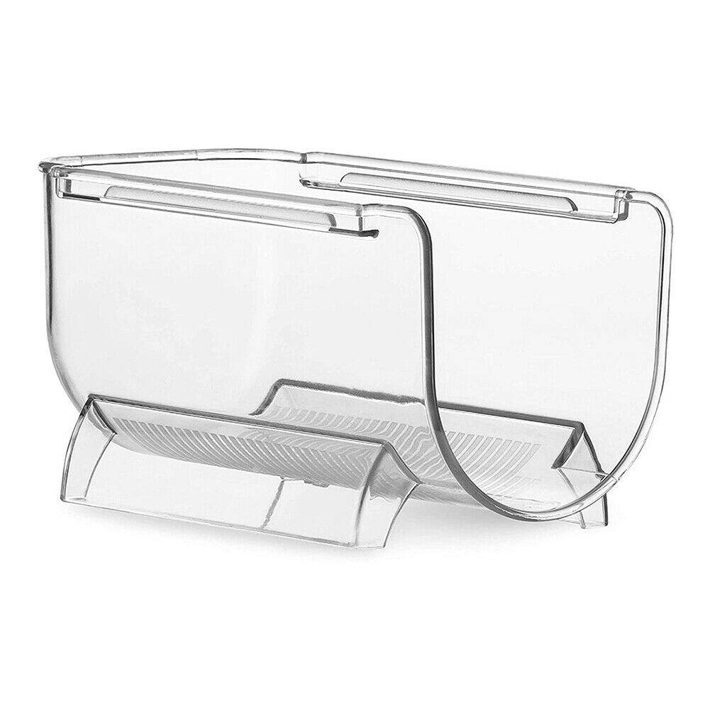 1pcs Clear Wine Bottle Organizers Stackable Plastic Wine Rack Holder for Fridge