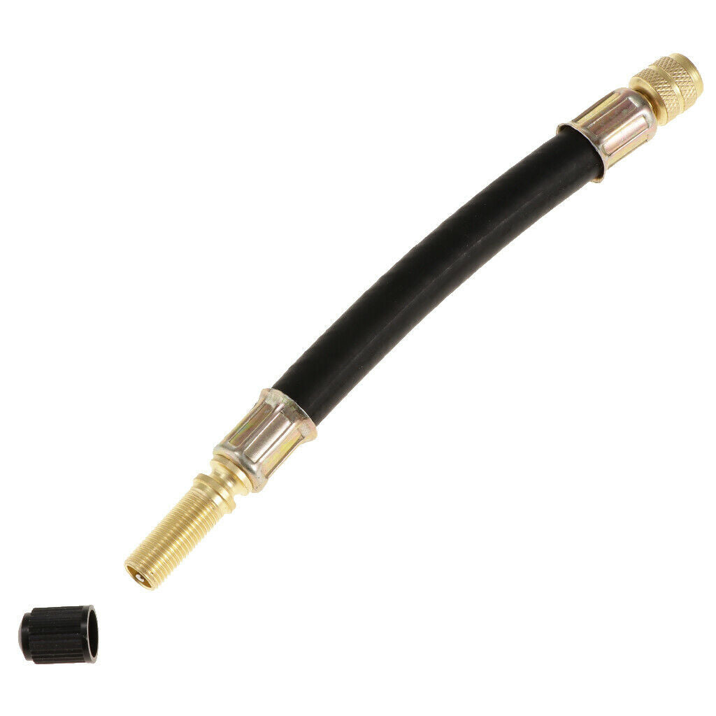 Truck Bus 140mm Long Flexible Tire Tyre Valve Extension Adaptor with Black