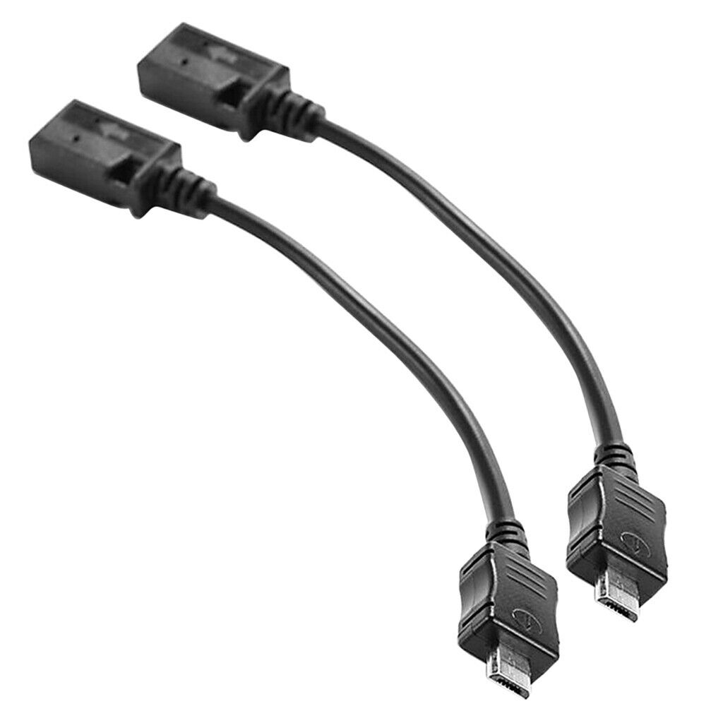 2x Mini USB Female to Micro USB Male Converter Adapter Cable Charging Data