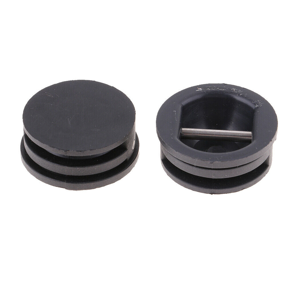 5pcs Surfboard Short/Long Board   Leash Leg Rope Repair Plugs (Black)