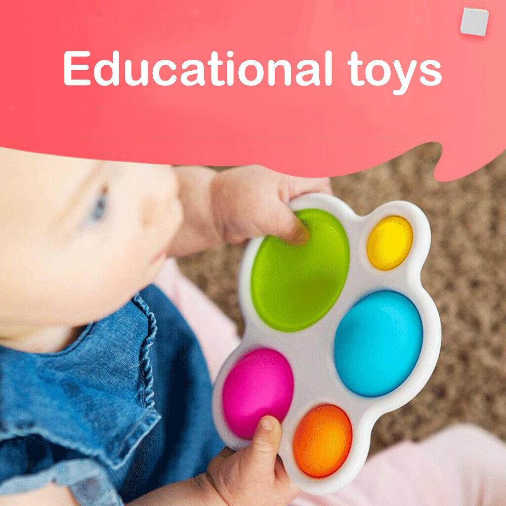 Baby Simple Sensory Toys, Silicone Flipping Board for Toddler Early Educationals