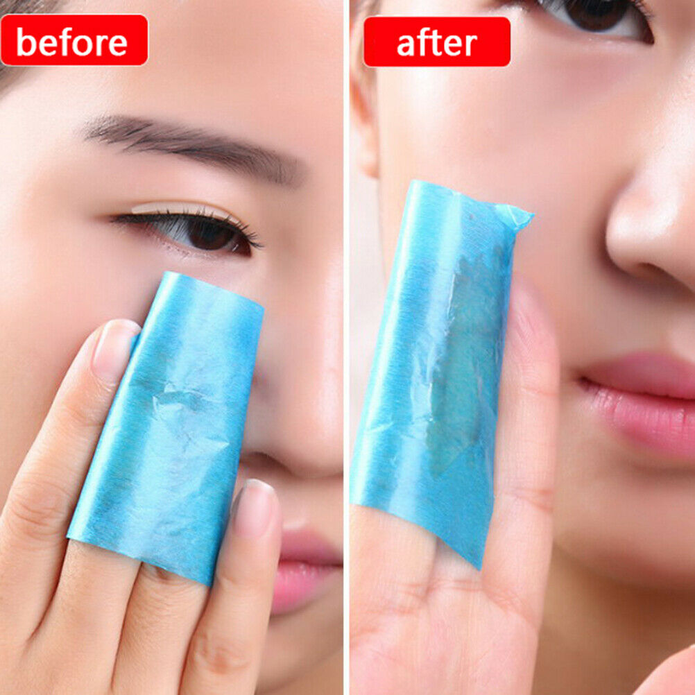 1Pack/50Pcs Clean and Clear Oil absorbing sheets Oil Control Film Blotting Pa TH