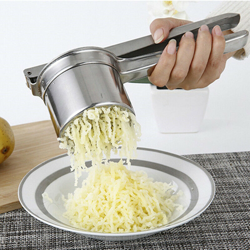 Stainless Steel Potato Ricer Masher Fruit Juicer Masher Strainer Garlic  CRAUDD