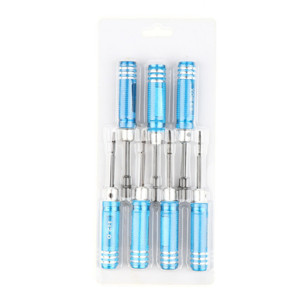 7 PCS RC Screwdriver Set, Hexagon   Slotted Screwdriver Repair Tool