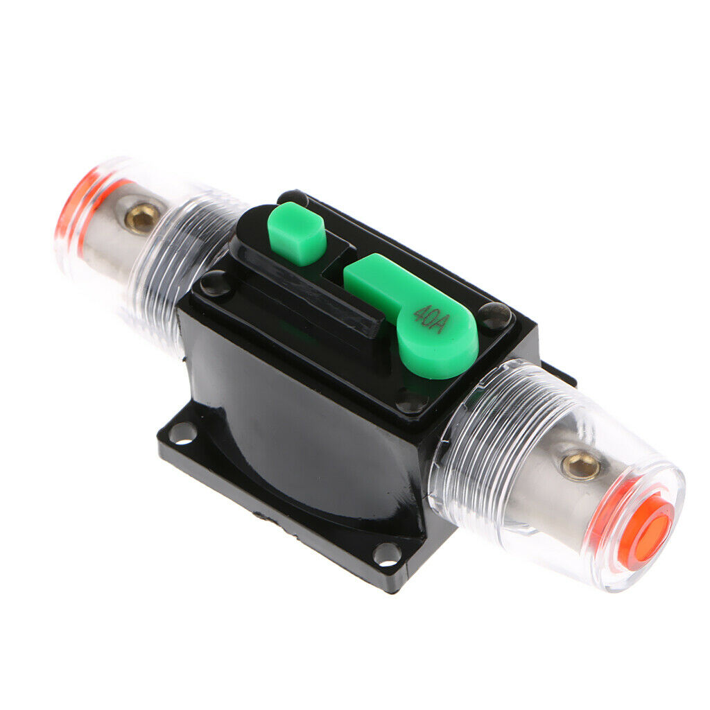 2pcs 20/40A Car Audio Circuit Breaker Fuse Reset Switch Overload DC12/24/32V