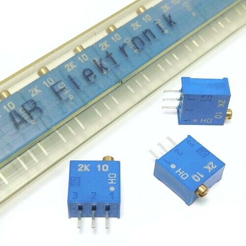 [20pcs] T67W-2K Potentiometer 2K Ohm THT