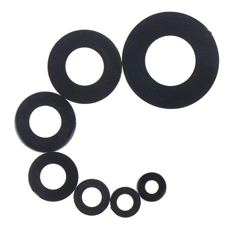 350Pcs 7 Sizes Nylon Flat Washer Assortment Set M2/M2.5/M3/M4/M5/M6/ WF