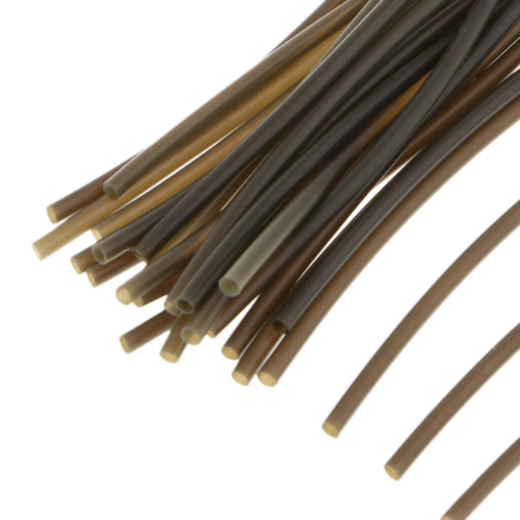 50pcs Rig Rubber  Shrink Tube Deep Sea Fishing Soft Rubber Fishing
