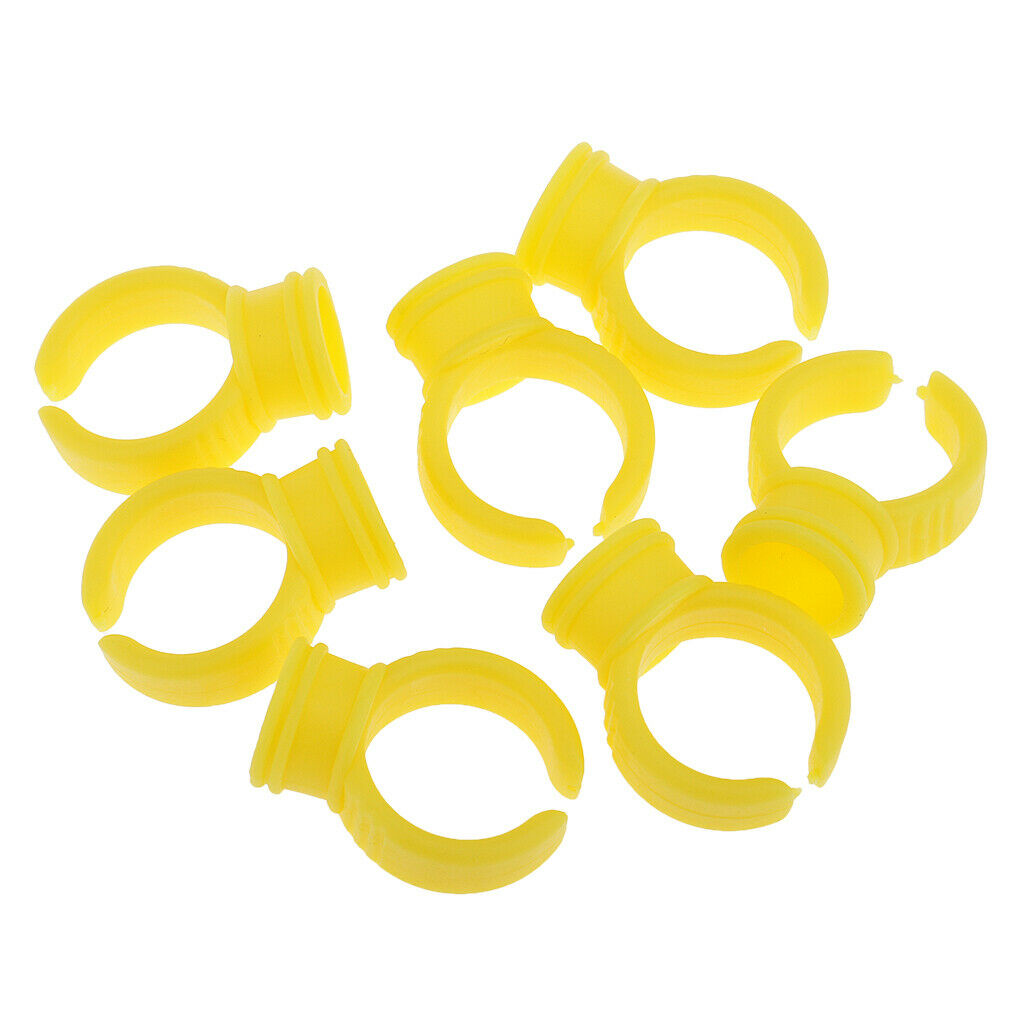 Eyelash Extension Eyelash Glue Ring Disposable Glue Ring Tattoo Pigments Holder