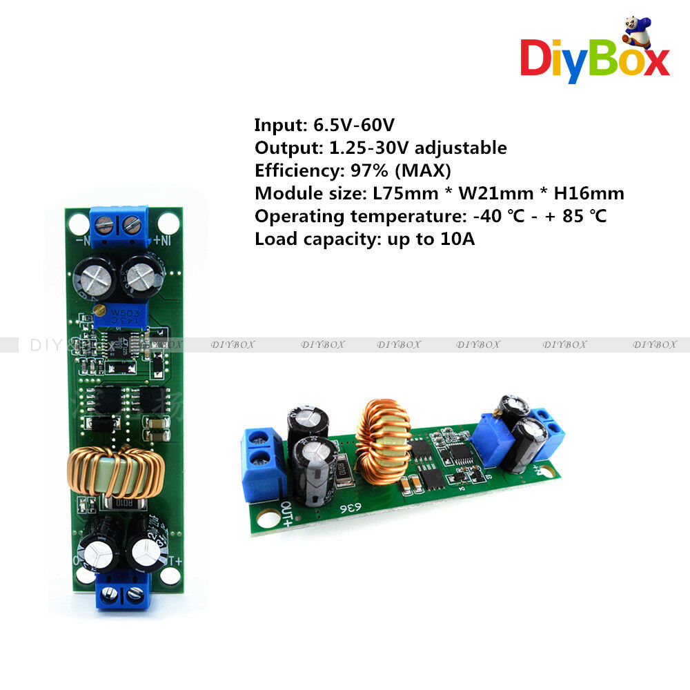 Adjustable Regulator Power Supply 6.5-30V to 1.25-30V Car Charger Module Board