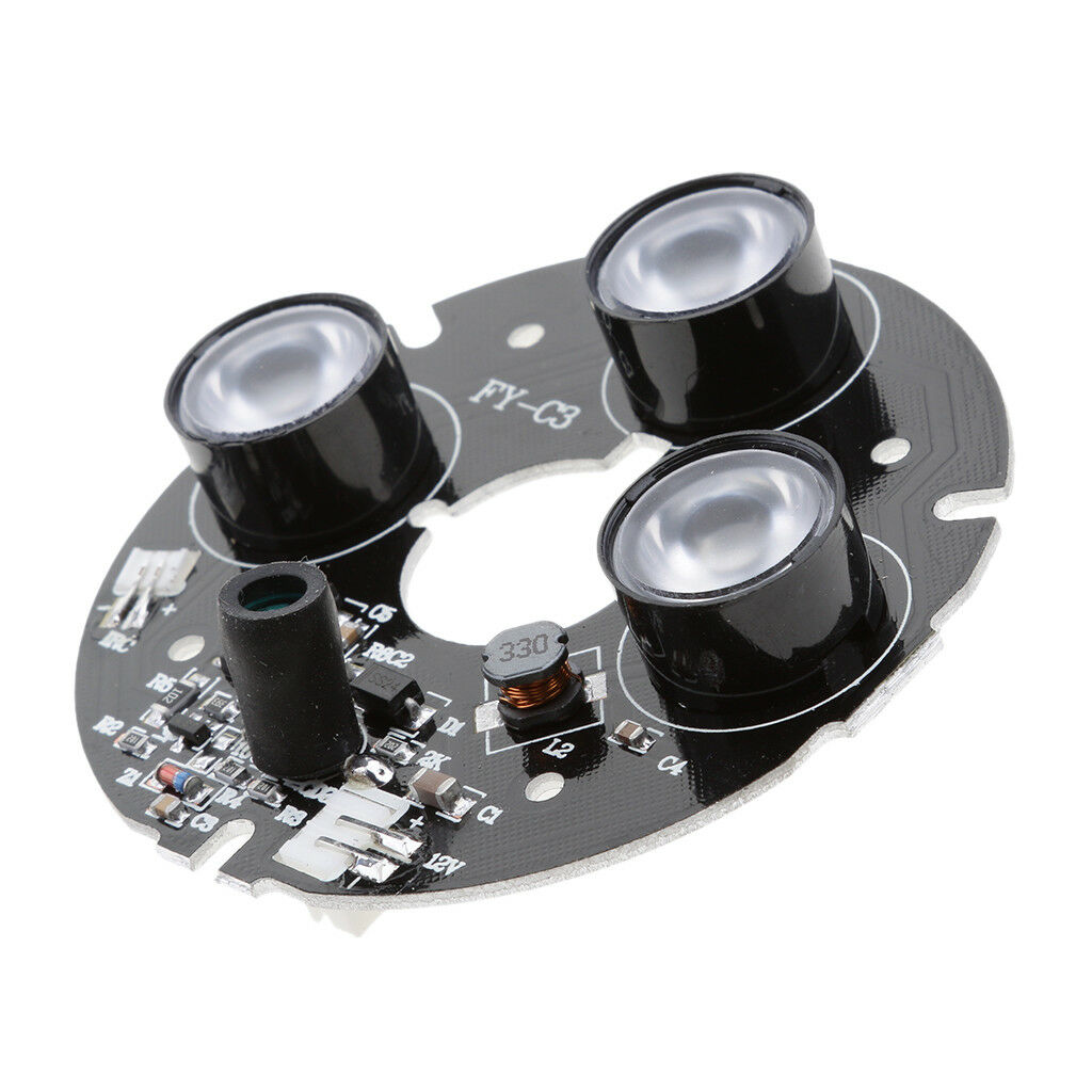 850nm IR Infrared 3 LED Panel Board Module for Security Camera