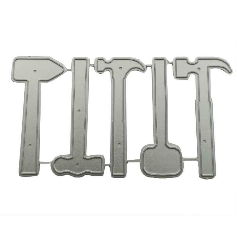 Die Cutting Stencil 5 Pieces Hammers Set Scrapbooking Paper Art Cutting Template