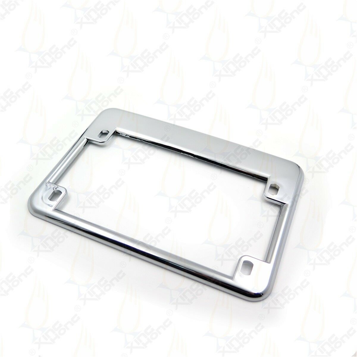 Chrome Motorcycle License Plate Frame Surround Cover