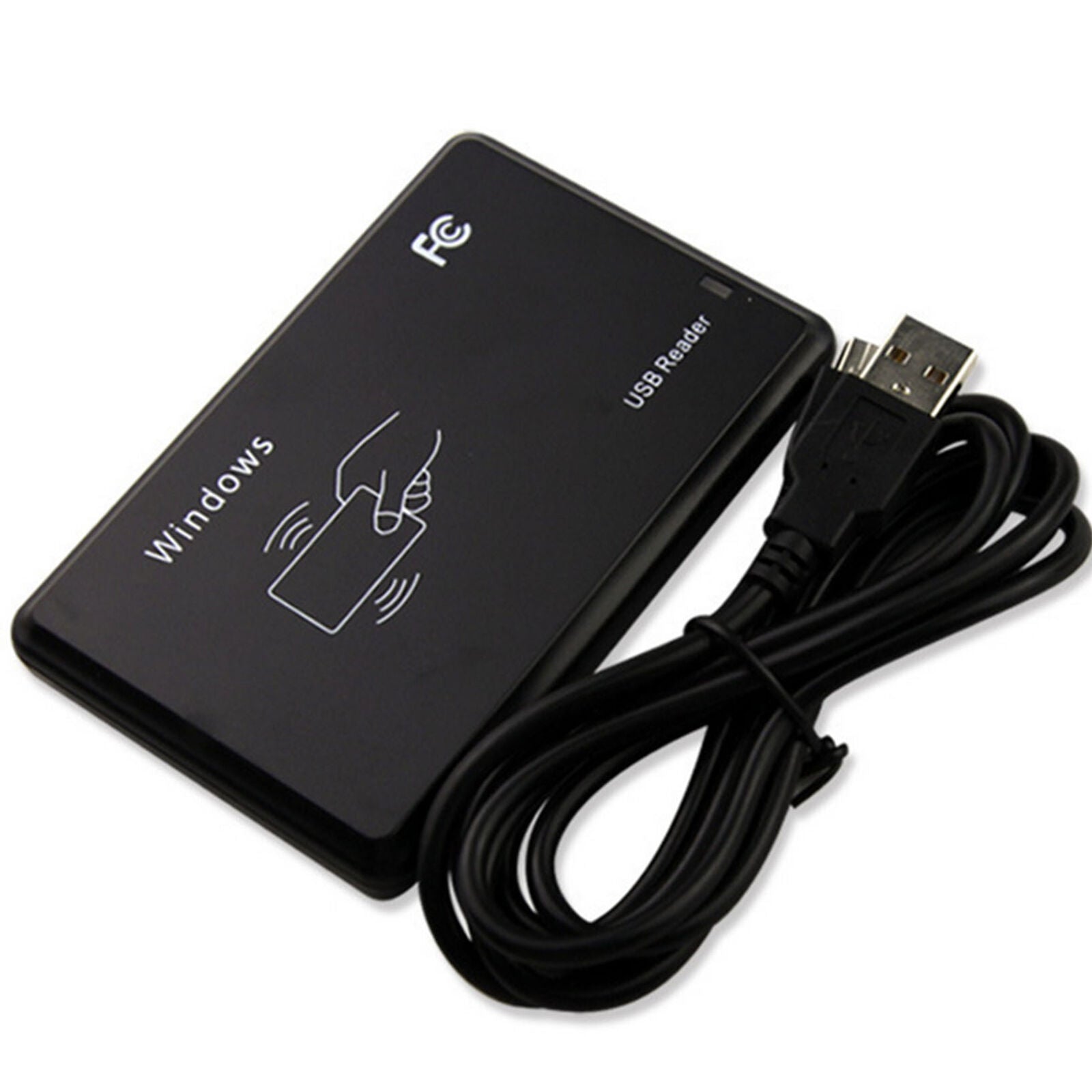 Smart USB ID EM4100 Card Reader Writer 125khz Plug and Play for PC Windows