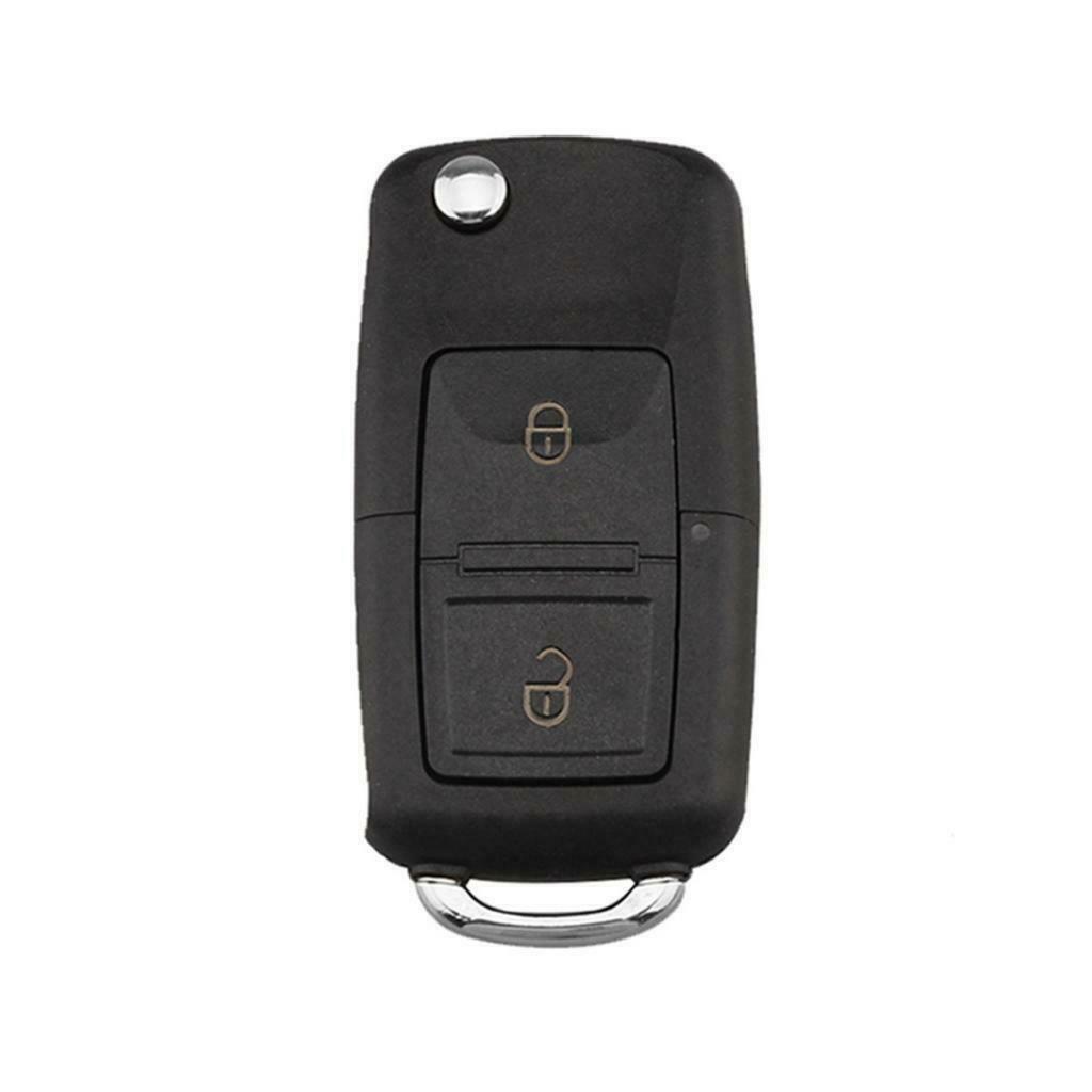 433Mhz 2 Button Car Remote Key Fob ID48 Chip Keyless Entry +Battery for VW