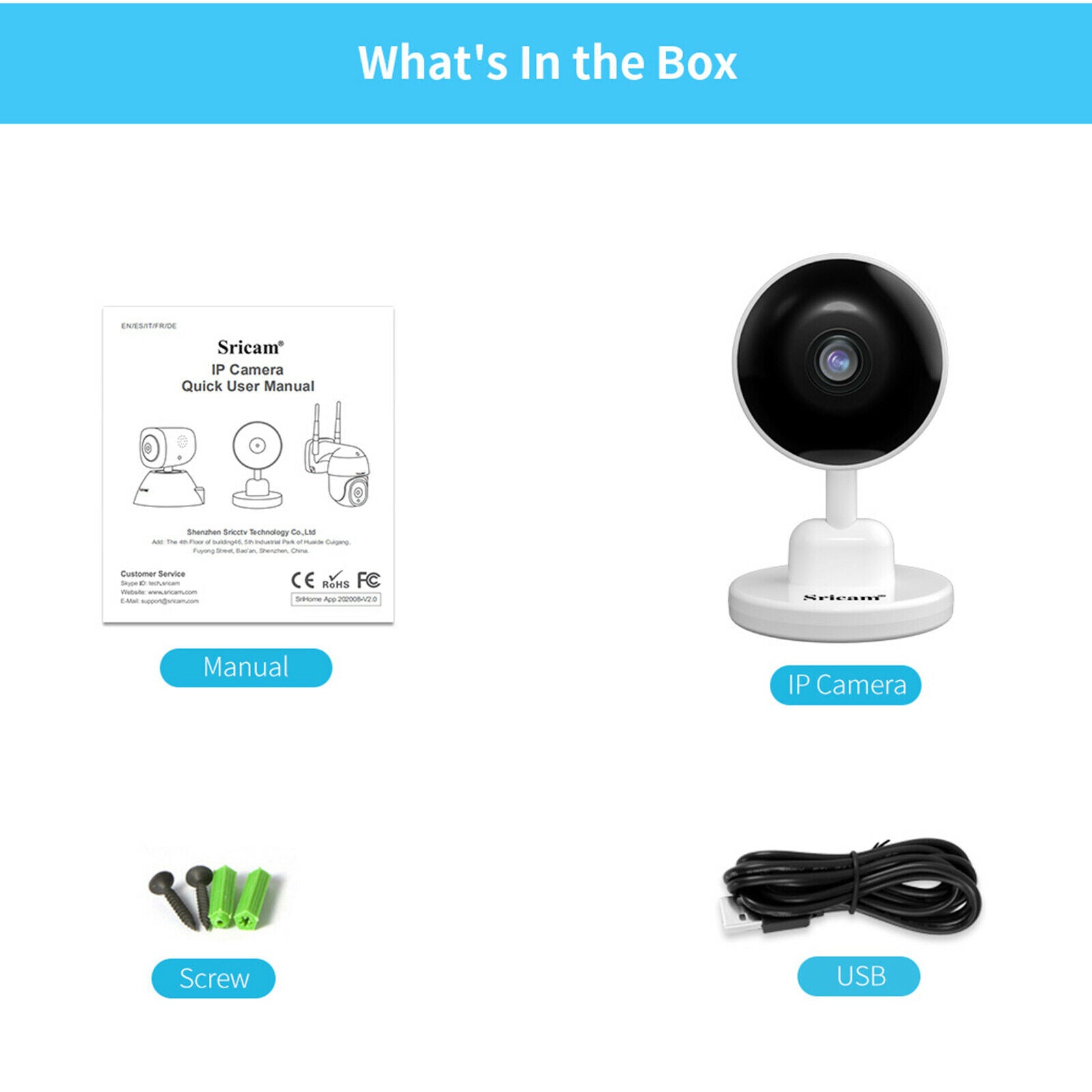 WiFi Camera Cloud IP Security Camera System Wireless Motion Tracker CCTV