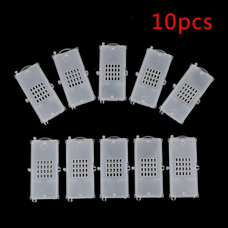 10 Pcs Transparent Queen Cages Insect Queen House Beehive Beekeeping Toolsj SJ
