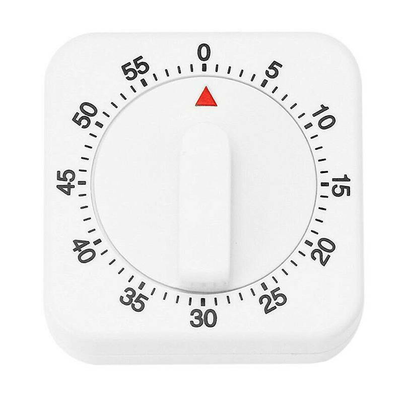 60Minutes Kitchen Cooking Baking Timer Wind Up Mechanical Clock Alarm Stopwatch!