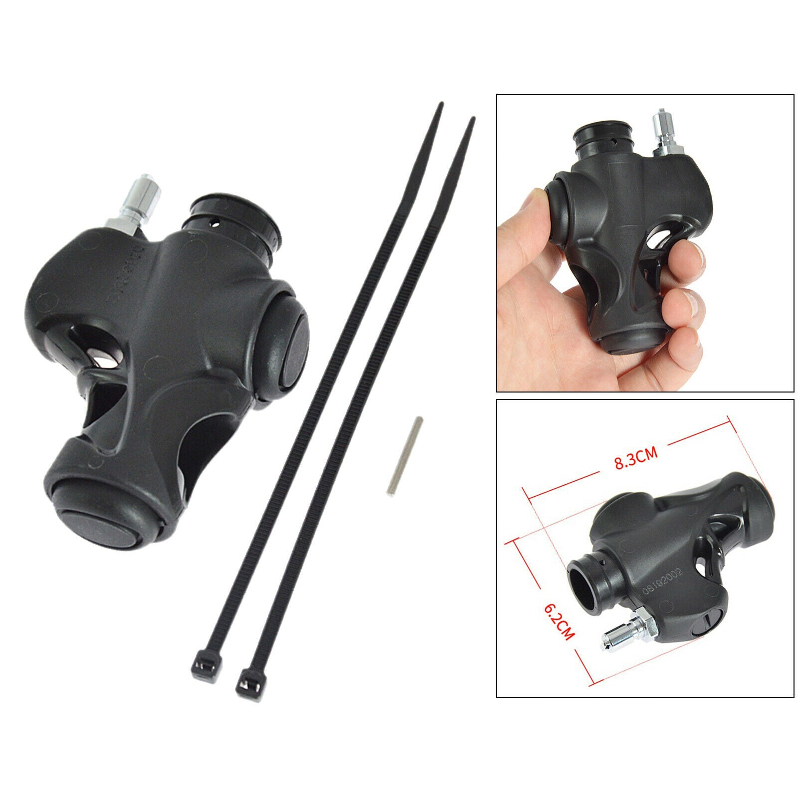 Scuba Diving Universal BCD 45-Degree Oral Power Inflator Diver Buoyancy
