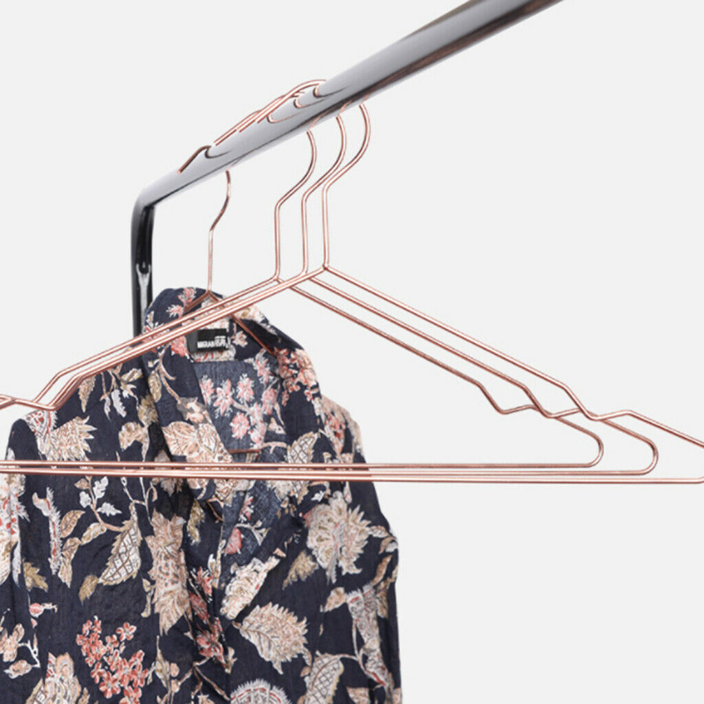 Strong Hanger Hook Metal Wire Clothes Coat Trouser T Shirt Holder Bar