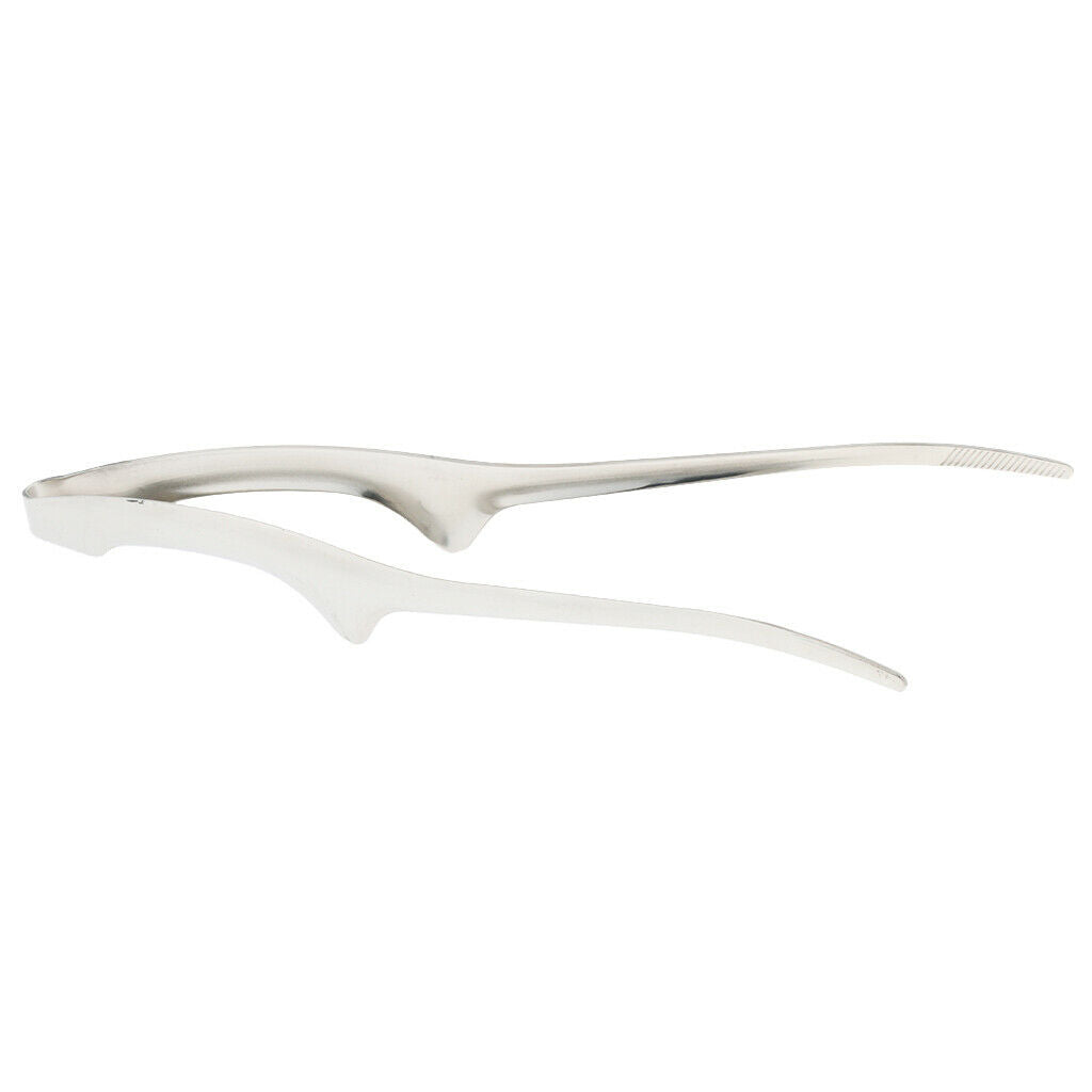 Lightweight Stainless Steel Barbecue Clip Cooking Food Tongs BBQ Turner