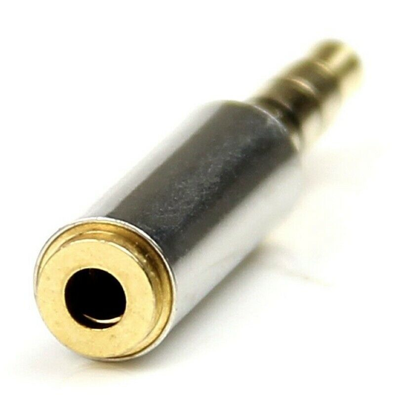 Golden 3.5mm Male to 2.5mm Female Plug Stereo Audio Earphone Jack Adapter ConvV8