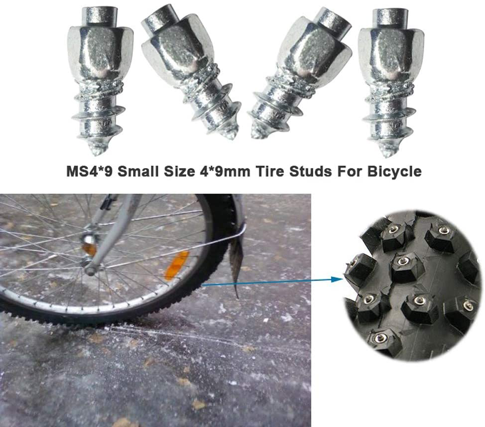 Marrkey 9mm Tires Studs Screw Ice Snow Carbide Spikes Wheel Tyres Studs for Bicy