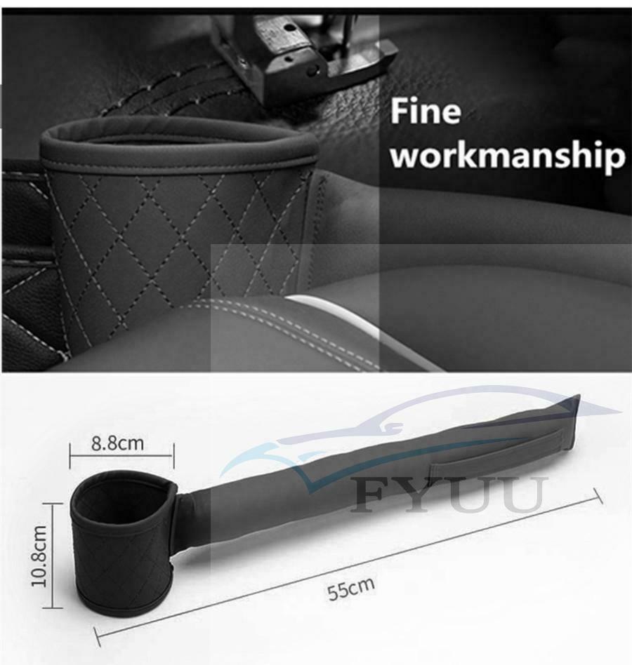 2pc Seats Leak Soft Padding Phone Cards Cup Bottle Holder Storage Organizers